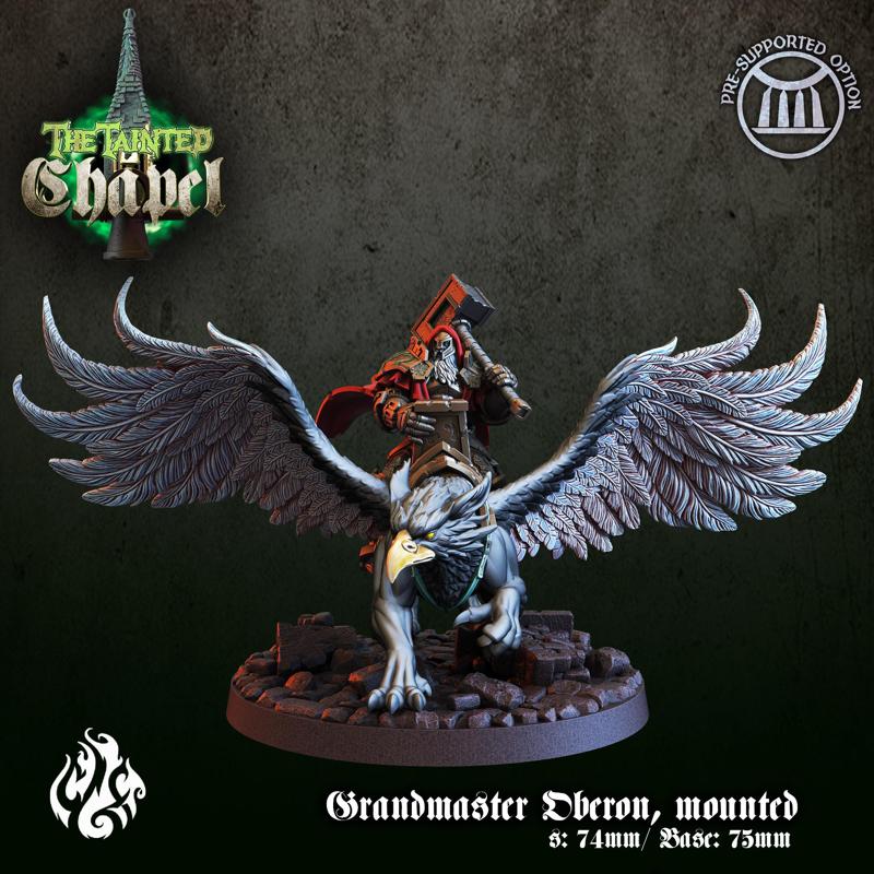 Grandmaster Oberon, mounted on Royal Griffin