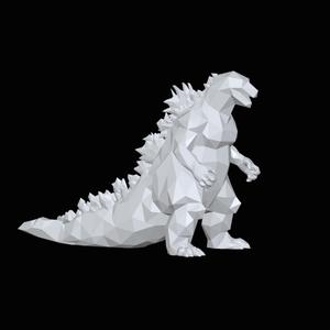 Godzilla low poly