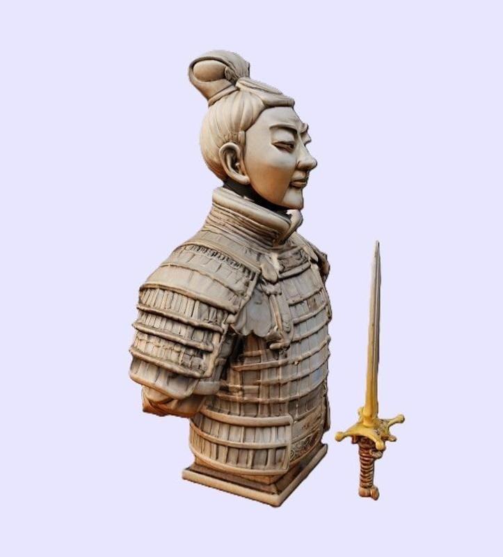 Samurai Warrior Bust – Feudal Japan Military Commander
