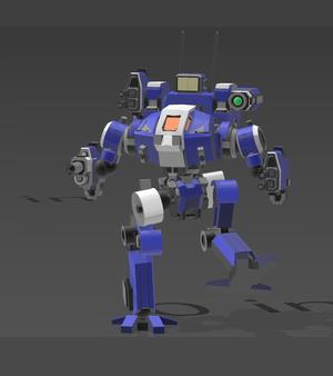 American Mecha Guardian ultralight security mech