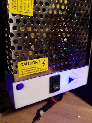 Alunar Prusa i3 Power Supply Cover 