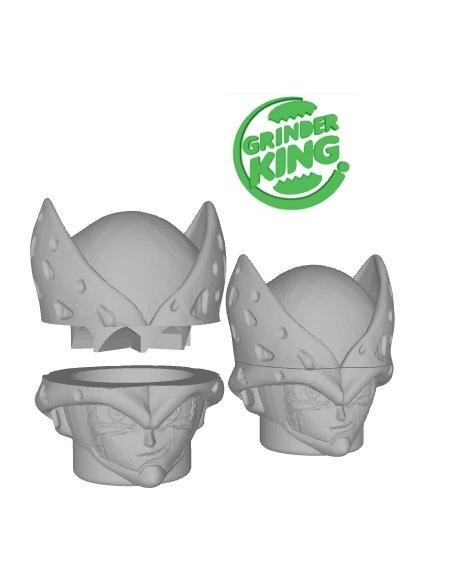 GRINDER GRINDER GRINDER GRINDERKING CELLULA DBZ TURBINE GRINDERKING 76X78X88 MM -READY TO PRINT - EASY PRINT- EASY PRINT- FDM SLA