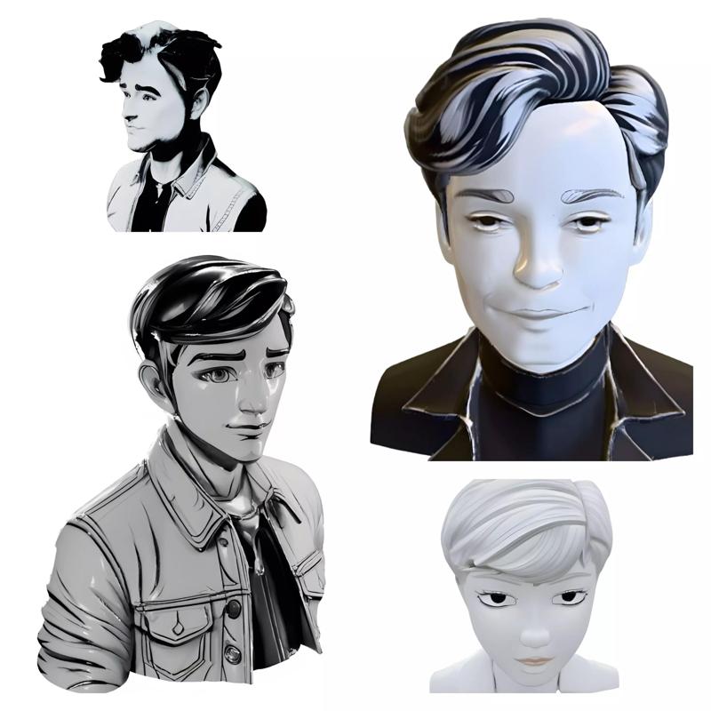 Contemporary Character Bust Collection