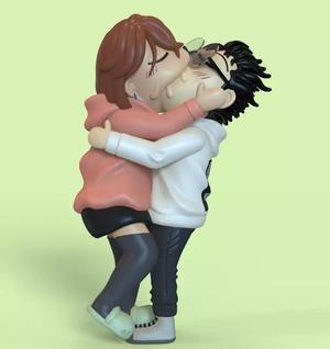 DANDADAN MOMO AND OKARUN KISS MEME-PARTS AND COMPLETE