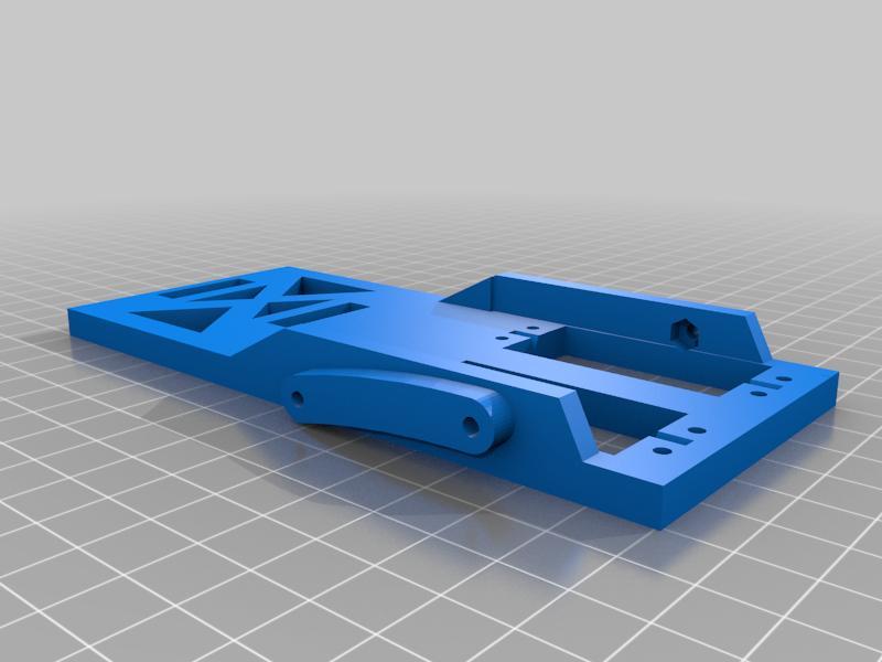 SCX10 Servo mount and battery tray V1.1