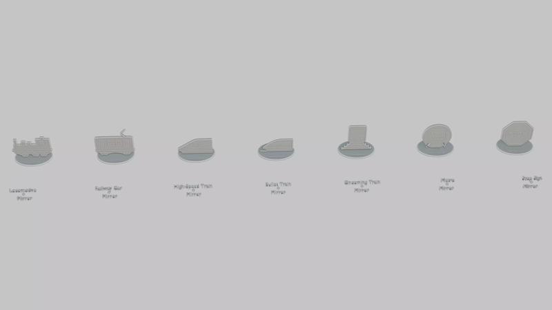 Emoji Statues Trains