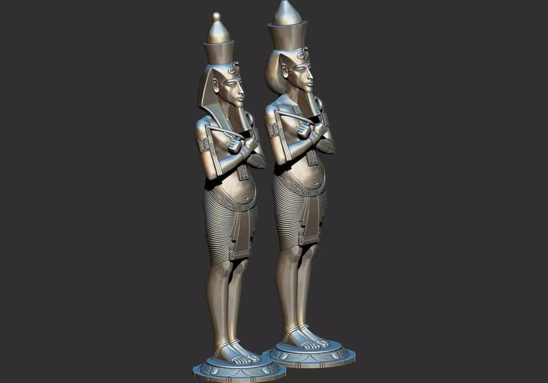 Egyptian Pharaoh King Akhenaten 3D Printable Model