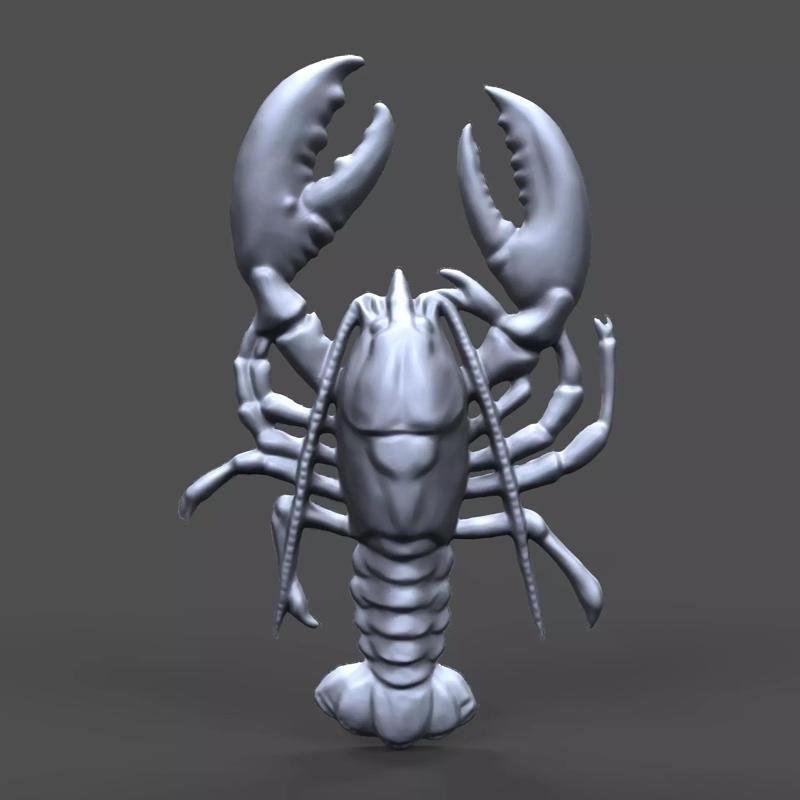 Crayfish bas relief for CNC