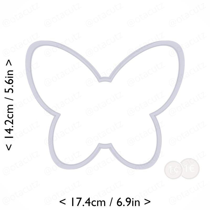 Butterfly Cookie Cutter 6.5in / 16.5cm
