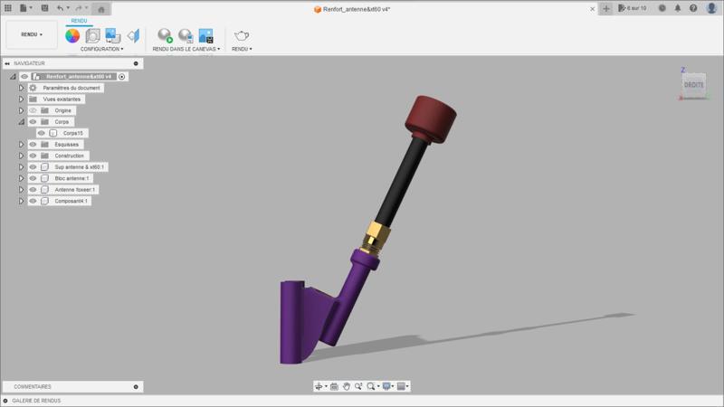 Antenna & xt60 support