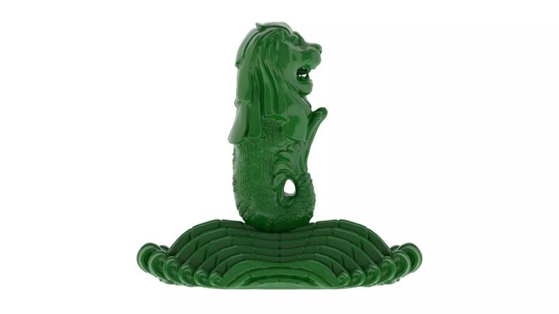 Merlion Statue 3D Print