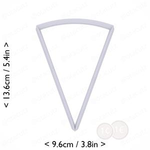 Slice (1∕9) of Pie Cookie Cutter 5in / 12.7cm