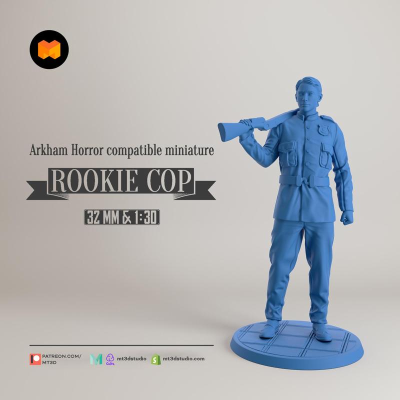 Rookie Cop - Arkham Horror compatible