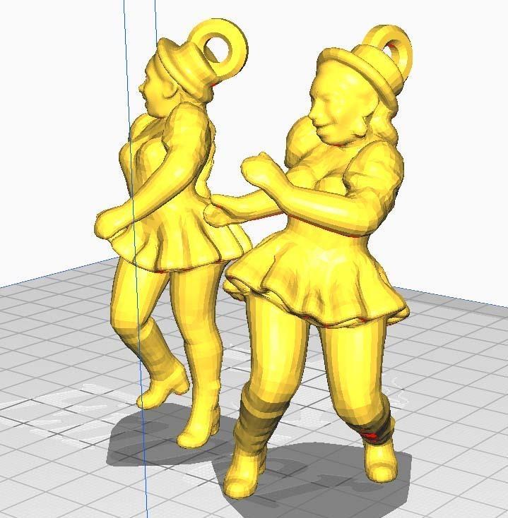 Caporal dancer - key chain