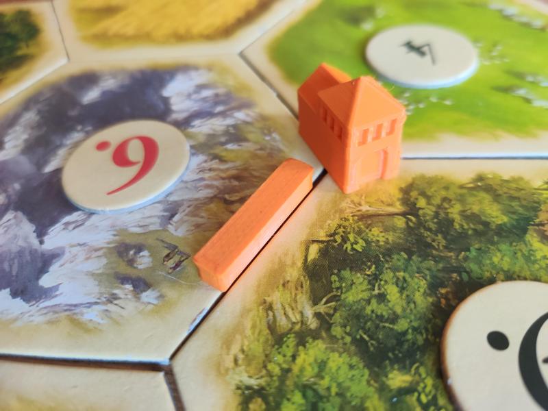 Catan original/reworked pieces