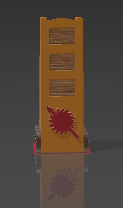 GAME OF THRONES BOARDGAME SIEGE ENGINE - HOUSE OF MARTELL