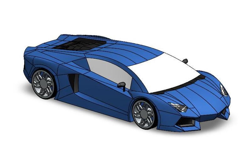 Sports Car - 3D Model