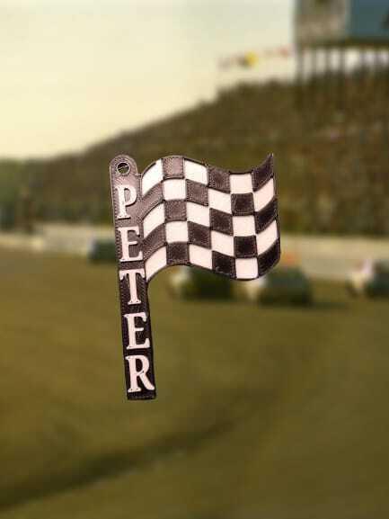 Racing Flag Bag Tag