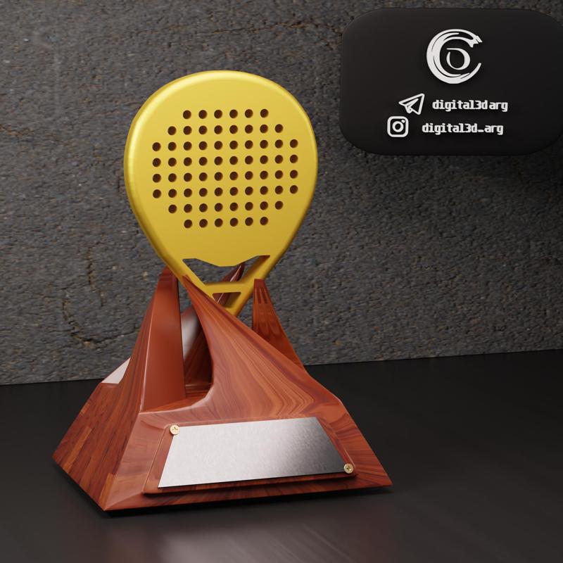 CUSTOMIZABLE PADEL TROPHY 🎾🥎🏓🏸 10