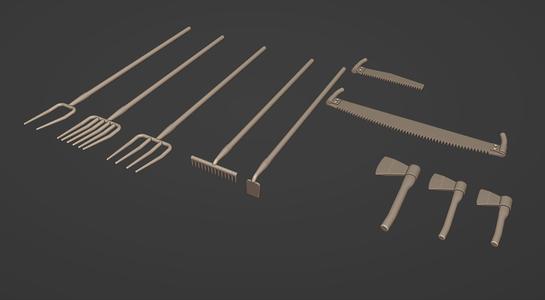 DIORAMA - Eastern Europe Farm Set 2 - 1/35