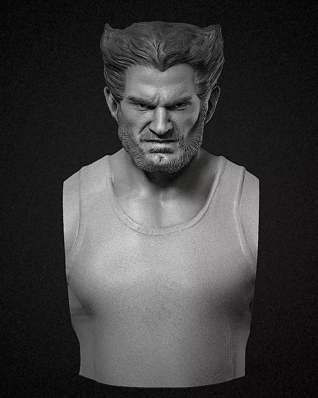 Cavillrine Henry Cavill Deadpool and Wolverine bust