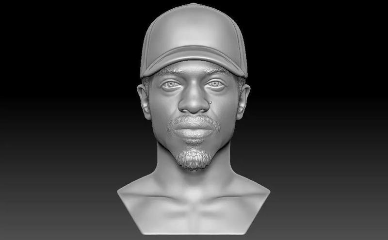 Andre 3000 bust for 3D printing