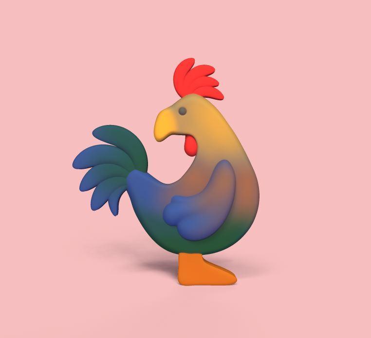 Stylized Rooster