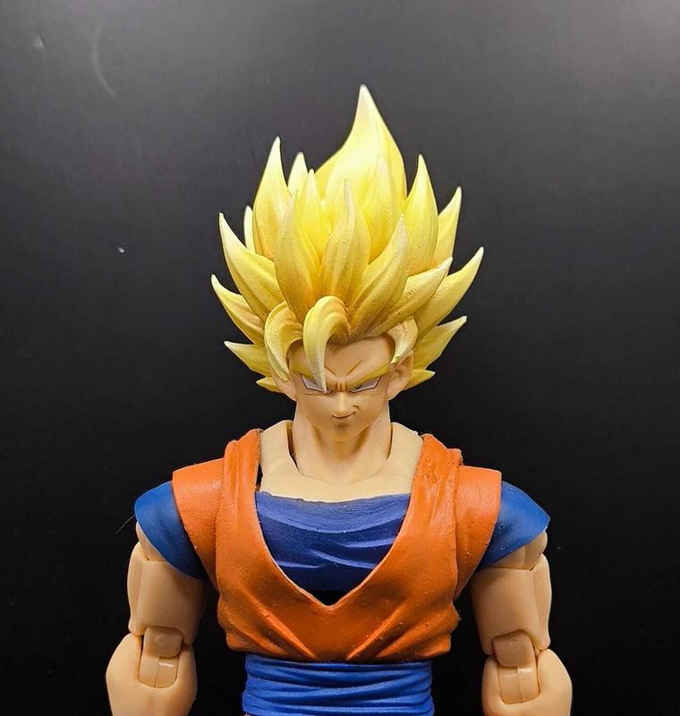 Goku Super saiyan 2 hair