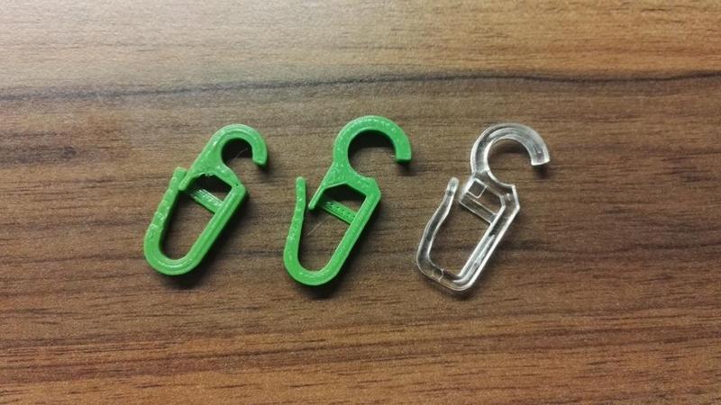 Curtain Hook / Gardinenhaken / Faltenhaken