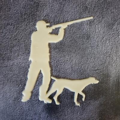 Hunter and Dog Cookie Cutter