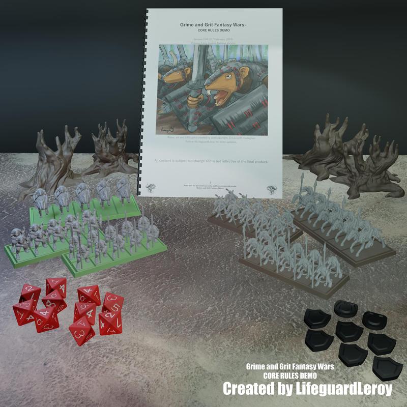 Grime and Grit Fantasy Wars TM (Free Public release Demo)V0.05