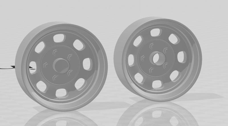 Nascar Aero 8 Hole Wheel Revell