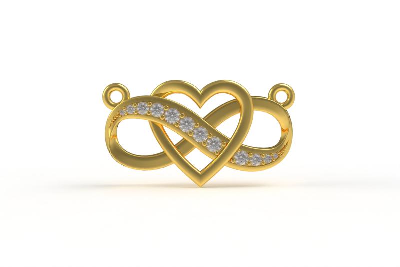 00013 Enfinity Heart Necklace