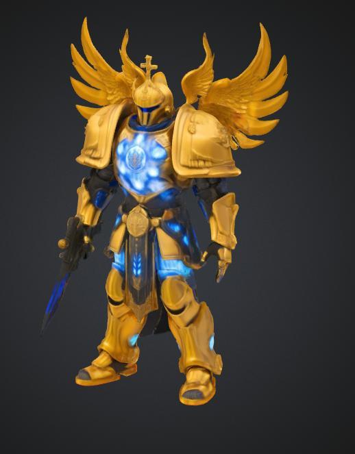 FREE Solarion holy Heavy trooper game rpg