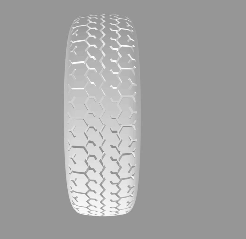 Tire Stomil D-124 for Fiat 126p 1979 - 2001