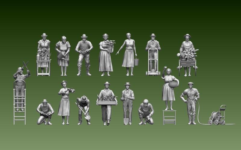 GARDENERS 3D PRINT MODEL