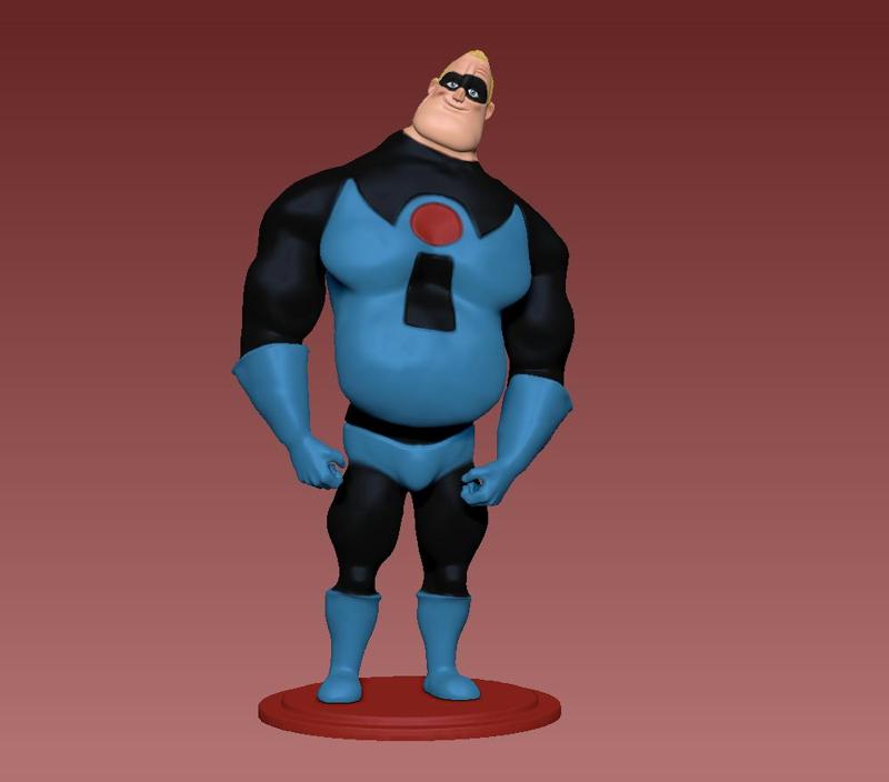 Bob Parr Mr. Incredible from the incredibles cartoon movie