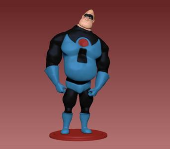 Bob Parr Mr. Incredible from the incredibles cartoon movie