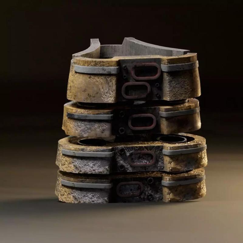 Doctor Octopus Arm Segments 3D Print Model