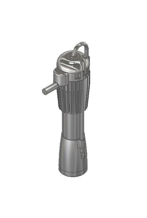 Explosion ram for H0 scale model railroad, scale 1:87