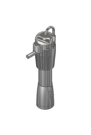 Explosion ram for H0 scale model railroad, scale 1:87