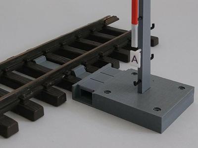 G gauge track adapter Signal garden railroad