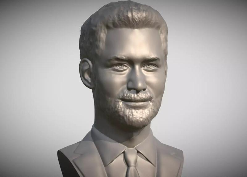 Prince Harry bust