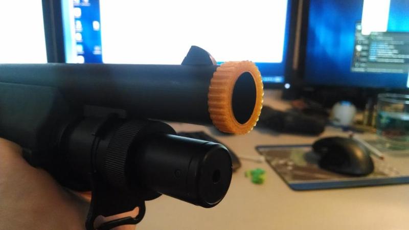 UTG Tri-shot Airsoft Shotgun Orange Cap