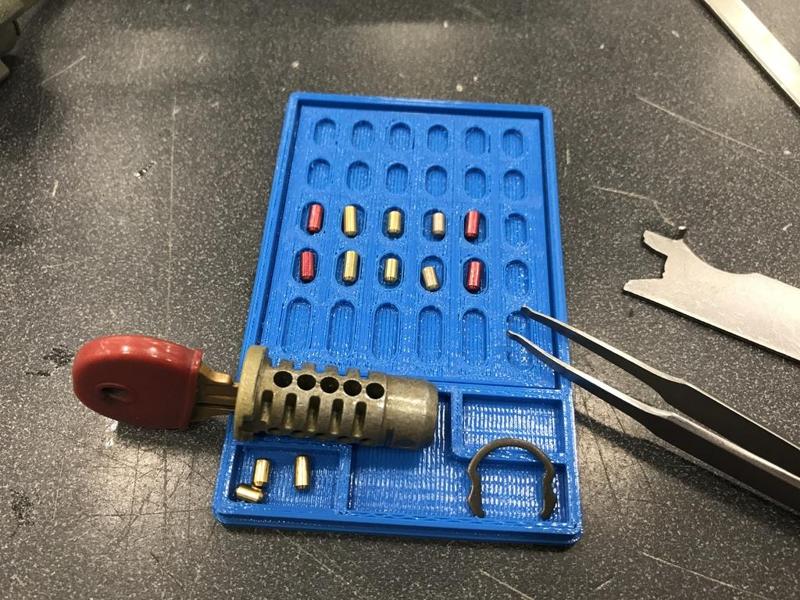 Mini Pinning Tray for Locksmith 