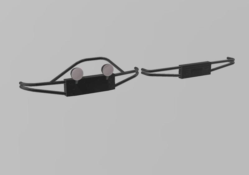 TUBED BUMPER BAR SET 4X4 1:24 & 1:25 SCALE