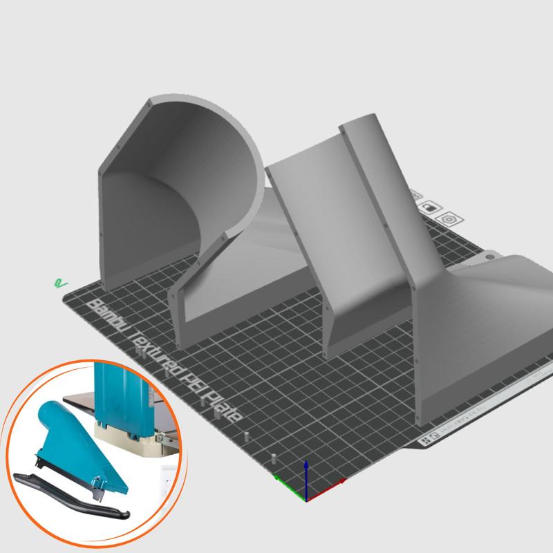 Makita thickness planer dust extraction