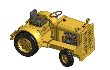 American track tractor WW2 Clarktor 6