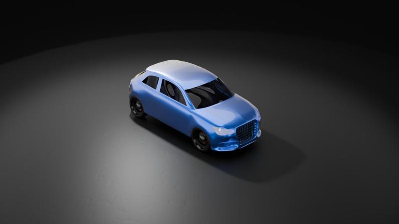 3D model of Audi A1