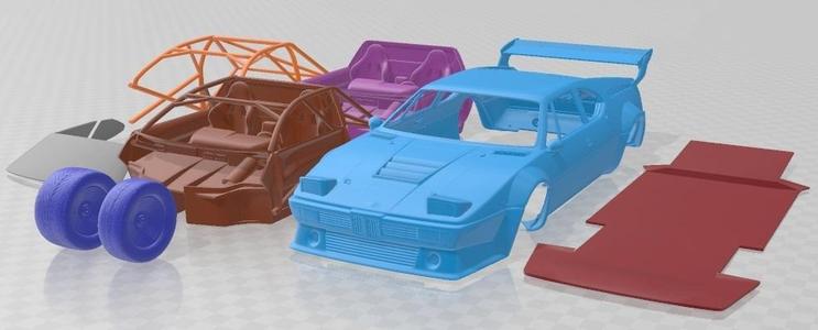 BMW M1 Procar Race Printable Car